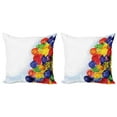 thumbnail image 1 of Ambesonne Fish Throw Pillow Cover 2 Pack, Watercolor, 24", Multicolor, 1 of 2