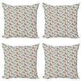 thumbnail image 1 of Ambesonne Fish Throw Pillow Cover 4 Pack, Japanese Carps in the Sea, 18", Multicolor, 1 of 2