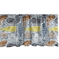 thumbnail image 1 of Ambesonne Fish Window Valance, Abstract Colorful Ocean, 54" X 18", Multicolor, 1 of 3