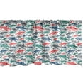 thumbnail image 1 of Ambesonne Fish Window Valance, Colorful Shark Patterns, 54" X 12", Multicolor, 1 of 5