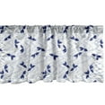 thumbnail image 1 of Ambesonne Fish Window Valance, Style Aquatic Motifs, 54" X 12", White Dark Lavender, 1 of 3