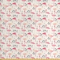 thumbnail image 1 of Ambesonne Flamingo Fabric by the Yard Upholstery, Wild Bird Love Vintage, 10 Yards, Beige Pink, 1 of 4