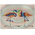 thumbnail image 1 of Ambesonne Flamingo Jigsaw Puzzle Durable Cardboard, Valentines Funky Birds, 1000 pcs, Multicolor, 1 of 6