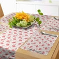 thumbnail image 1 of Ambesonne Flamingo Table Runner & Placemats, Exotic Fantasy Fauna, Placemat 4 pcs + Runner 16"x90", Beige Dark Coral Purple, 1 of 2