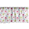 thumbnail image 1 of Ambesonne Flamingo Window Valance, Summer Ice Cream Berry, 42" x 18", Multicolor, 1 of 3