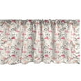 thumbnail image 1 of Ambesonne Flamingo Window Valance, Wild Bird Love Vintage, 54" X 12", Beige Pink, 1 of 3