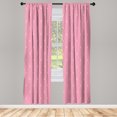 thumbnail image 1 of Ambesonne Fleur De Lis Curtains, Damask Pattern Vintage, Pair of 28"x84", Pastel Yellow, 1 of 2