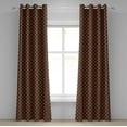 thumbnail image 1 of Ambesonne Fleur De Lis Grommet Curtain, Orange Heraldic, 50" x 120", Indigo Orange, 1 of 6