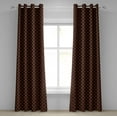 thumbnail image 1 of Ambesonne Fleur De Lis Grommet Curtain, Royal Pattern, 50" x 72", Burgundy Earth Yellow, 1 of 6