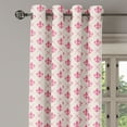 thumbnail image 1 of Ambesonne Fleur De Lis Grommet Curtain Single Panel, Pink Lily Flower, 50"x60", Pink Cream, 1 of 5