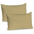 thumbnail image 1 of Ambesonne Fleur De Lis Pillow Sham 2 Pack, Simple Royal Pattern, 26"x20", Pale Coffee Green Brown, 1 of 3