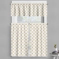 thumbnail image 1 of Ambesonne Fleur De Lis Valance & Curtain, French Floral Classic, 55"x30", Dark Yellow and White, 1 of 7
