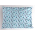 thumbnail image 1 of Ambesonne Flip Flop Pillow Sham, Aquatic Beach, 36" X 20", Pale Mauve Purple, 1 of 2