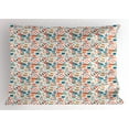 thumbnail image 1 of Ambesonne Flip Flop Pillow Sham, Snorkeling s, 36" X 20", Multicolor, 1 of 2