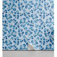 thumbnail image 1 of Ambesonne Flora Peel & Stick Wallpaper for Home, Oceanic Leafy Branches Print, 13"x100", Azure Blue, 1 of 5
