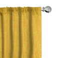 thumbnail image 1 of Ambesonne Floral Window Curtains, Autumn Bay Leaf Berries, Each 28" W x 63" L, Marigold, 1 of 4