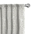 thumbnail image 1 of Ambesonne Floral 4-Panel Curtains, Nostalgia Circles Dots, 56"x95", Warm Taupe Cocoa, 1 of 4