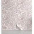 thumbnail image 1 of Ambesonne Floral Abstract Peel & Stick Wallpaper for Home, Boho Flowers Garden, 13"x100", Warm Taupe and Pale Eggshell, 1 of 5