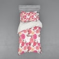 thumbnail image 1 of Ambesonne Floral Bedding Set 3 Pcs, Bloom Bouquet Romance, Twin XL, Pink Grey, 1 of 3