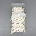thumbnail image 1 of Ambesonne Floral Bedding Set 3 Pcs, Botanical Spring Petals, Twin XL, Multicolor, 1 of 2