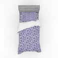 thumbnail image 1 of Ambesonne Floral Bedding Set 3 Pcs, Delicate Flower Bouquet, Twin XL, Purple and Lavender, 1 of 3