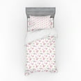 thumbnail image 1 of Ambesonne Floral Bedding Set 3 Pcs, Flappy Hummingbirds, Twin, Multicolor, 1 of 3
