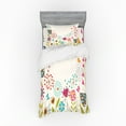thumbnail image 1 of Ambesonne Floral Bedding Set 3 Pcs, Hearty Dandelion, Twin, Multicolor, 1 of 2