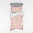 thumbnail image 1 of Ambesonne Floral Bedding Set 3 Pcs, Romantic Roses and Spots, Twin, Eggshell Plum and Blush, 1 of 3