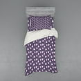 thumbnail image 1 of Ambesonne Floral Bedding Set 3 Pcs, Tulips Inspired Flower, Twin, Purple Pale Mauve, 1 of 2