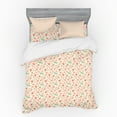thumbnail image 1 of Ambesonne Floral Bedding Set 4 Pcs, Pastel Spring Meadow Buds, Queen, Salmon Blush, 1 of 2