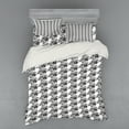 thumbnail image 1 of Ambesonne Floral Bedding Set 4 Pcs, Victorian Inspired Classical, Queen, Charcoal Grey White, 1 of 3