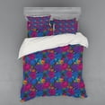 thumbnail image 1 of Ambesonne Floral Bedding Set 4 Pcs, Vintage Bouquet Art, Queen, Multicolor, 1 of 3