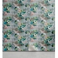 thumbnail image 1 of Ambesonne Floral Boho Peel & Stick Wallpaper for Home, Abstract Flowers Motif, 13"x36", Sea Blue Jade Green, 1 of 1