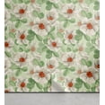 thumbnail image 1 of Ambesonne, Floral Boho Peel & Stick Wallpaper for Home, Garden Scene Flowers, 13"x72", Peacock Green and Cinnamon, 1 of 5