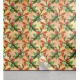 thumbnail image 1 of Ambesonne Floral Boho Peel & Stick Wallpaper for Home, Romantic Flower Leaf, 13"x36", Vermilion Fern Green, 1 of 5