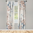 thumbnail image 1 of Ambesonne Floral Curtains, Blooming Heydrangea Spring, Pair of 28"x84", Beige Champagne, 1 of 2