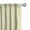 thumbnail image 1 of Ambesonne Floral Curtains, Spring Daisy Blossoms, Pair of 28"x95", Yellow White, 1 of 5