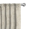 thumbnail image 1 of Ambesonne Floral Curtains, Warm Colored Paisley, Pair of 28"x63", Cream Tan, 1 of 5
