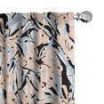 thumbnail image 1 of Ambesonne Floral Curtains, White Spring Flowers Pattern, Pair of 28"x84", Pale Peach and Charcoal Grey, 1 of 5
