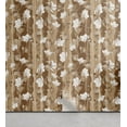 thumbnail image 1 of Ambesonne Floral Design Peel & Stick Wallpaper for Home, Autumn Flowers Beige, 13"x36", White Umber Pale Camel, 1 of 5