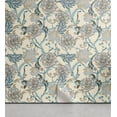 thumbnail image 1 of Ambesonne Floral Design Peel & Stick Wallpaper for Home, Flowers Retro Leaves, 13"x100", Cream Pale Azure Blue, 1 of 5
