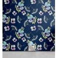 thumbnail image 1 of Ambesonne Floral Design Peel & Stick Wallpaper for Home, Romance Aura Hibiscus, 13"x100", Lavender Blue Apple Green, 1 of 5