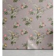 thumbnail image 1 of Ambesonne Floral Design Peel & Stick Wallpaper for Home, Simplistic Rose Leaf, 13"x72", Pale Pink Jade Green Dust, 1 of 5