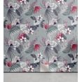 thumbnail image 1 of Ambesonne Floral Design Peel & Stick Wallpaper for Home, Tropical Boho Flowers, 13"x72", Dark Coral Pale Grey, 1 of 1