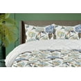 thumbnail image 1 of Ambesonne Floral Down Alternative Quilt Comforter, Hydrangea Flowers Summer Art, King, Lavender and Sky Blue, 1 of 5