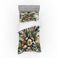 thumbnail image 1 of Ambesonne Floral Eucalyptus Bedding Set 3 Pcs, Western Bloom, Twin, Dark Tan Multicolor, 1 of 2