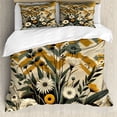 thumbnail image 1 of Ambesonne Floral Eucalyptus Duvet Cover Set, Century&nbsp;Modern, Queen, Amber Laurel Green, 1 of 6