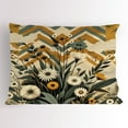 thumbnail image 1 of Ambesonne Floral Eucalyptus Pillow Sham, Century&nbsp;Modern, 26" X 20", Amber Laurel Green, 1 of 2
