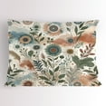 thumbnail image 1 of Ambesonne Floral Eucalyptus Pillow Sham, Tender Garden, 26" X 20", Pale Rose Slate Blue, 1 of 2