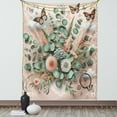 thumbnail image 1 of Ambesonne Floral Eucalyptus Tapestry Wall Hanging, Boho Wild Abloom, 40"x60", Pale Rose Laurel Green, 1 of 3